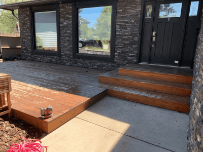 Precision deck railing restoration